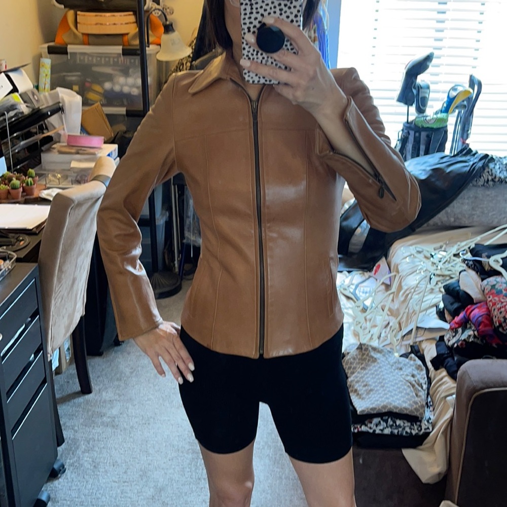 Identify leather jacket